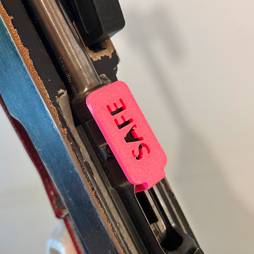 Safety Flag, drapeau de sécurité pour carabine de biathlon 22lr