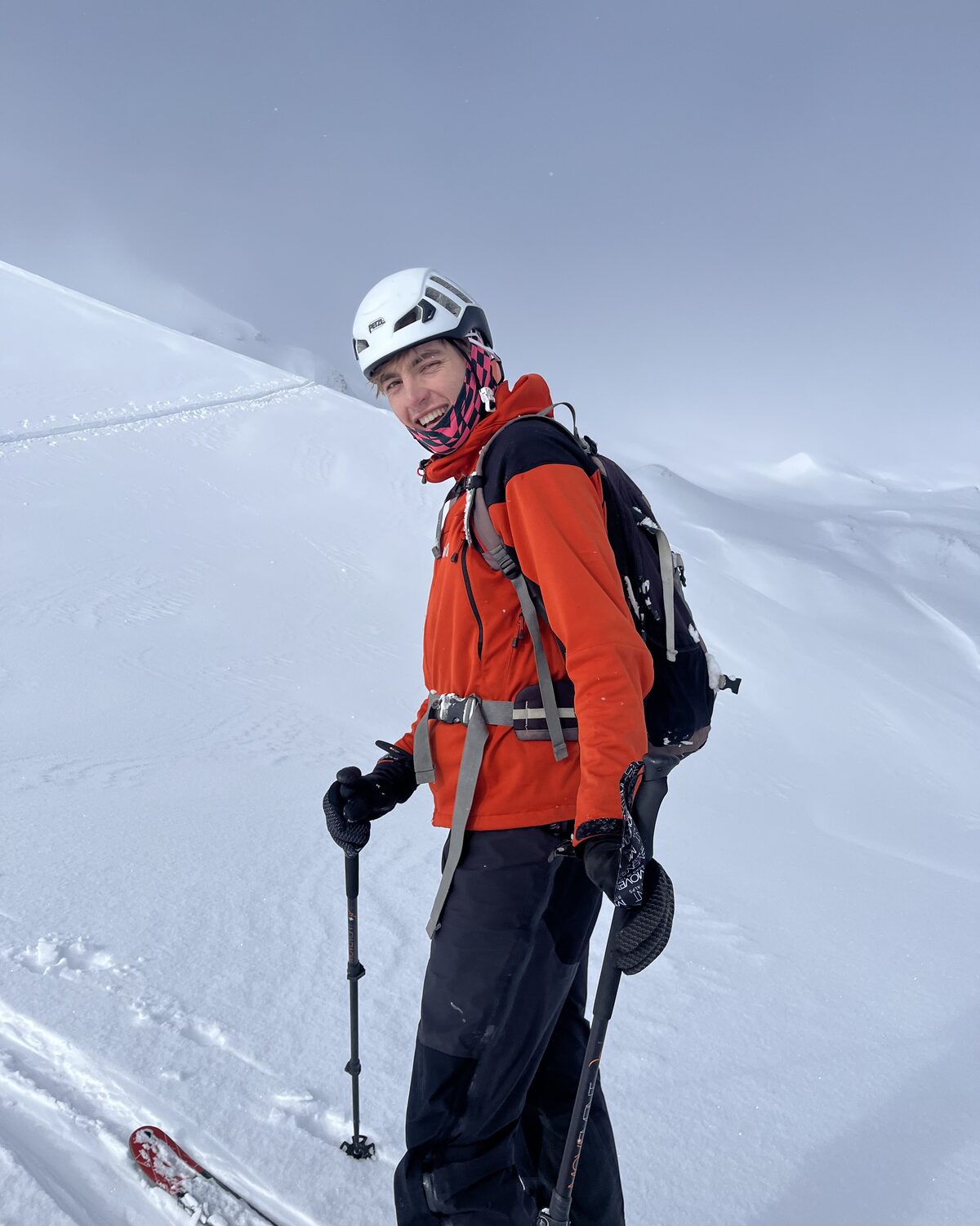 Pierre Tuttino en ski de randonnée